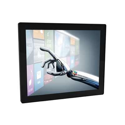 1280 × 1024 50 واط PCAP 17 بوصة شاشة الإطار المفتوح جانب قوس جبل